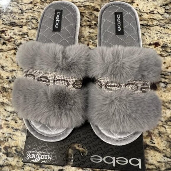 Bebe Memory Foam Slide Slippers - Picture 3 of 5